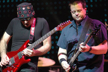 Joe Satriani and Galen Henson