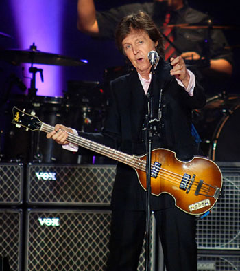 Paul McCartney, photo by Steve Goudie